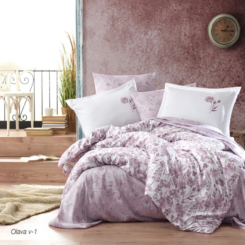 Lenjerie de pat satin Clasy king size (OLAVA V1)